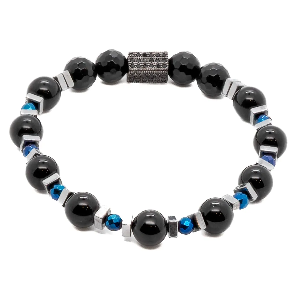 Black Shine Beaded Bracelet