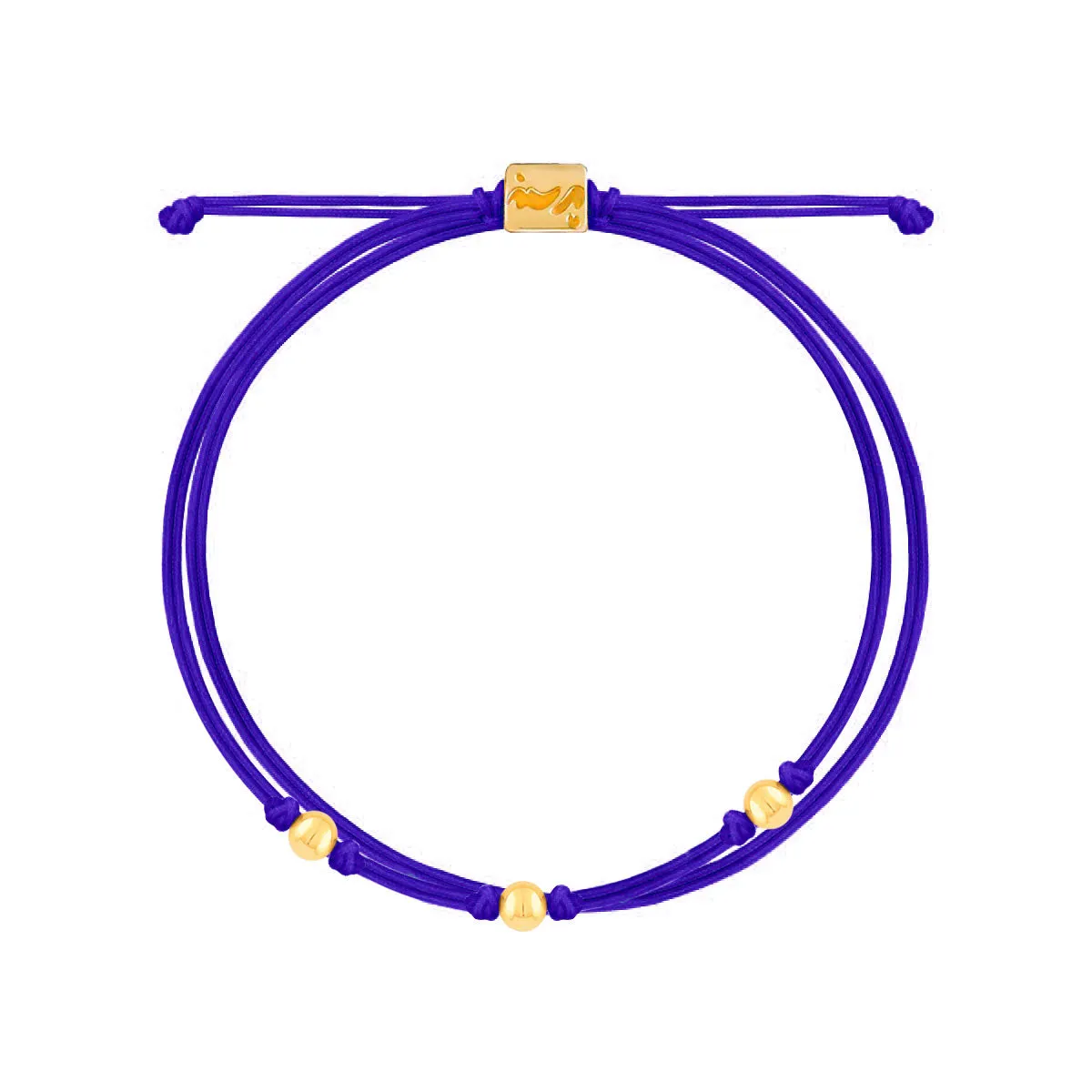 Blue Orb Cord bracelet