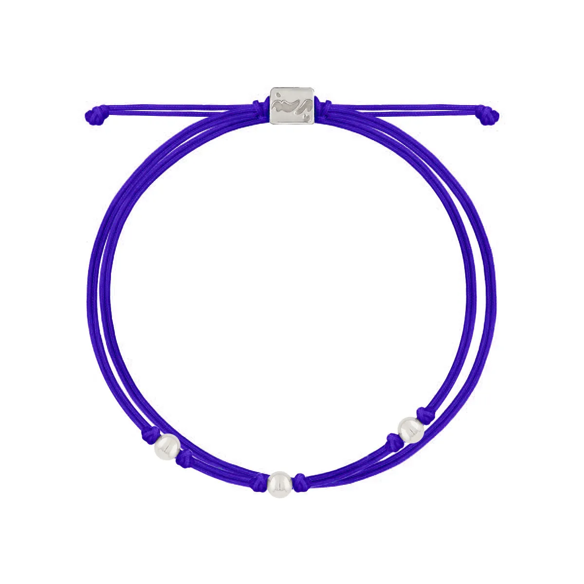 Blue Orb Cord bracelet