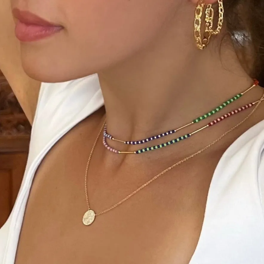 BREE COLORFUL BEADED NECKLACES