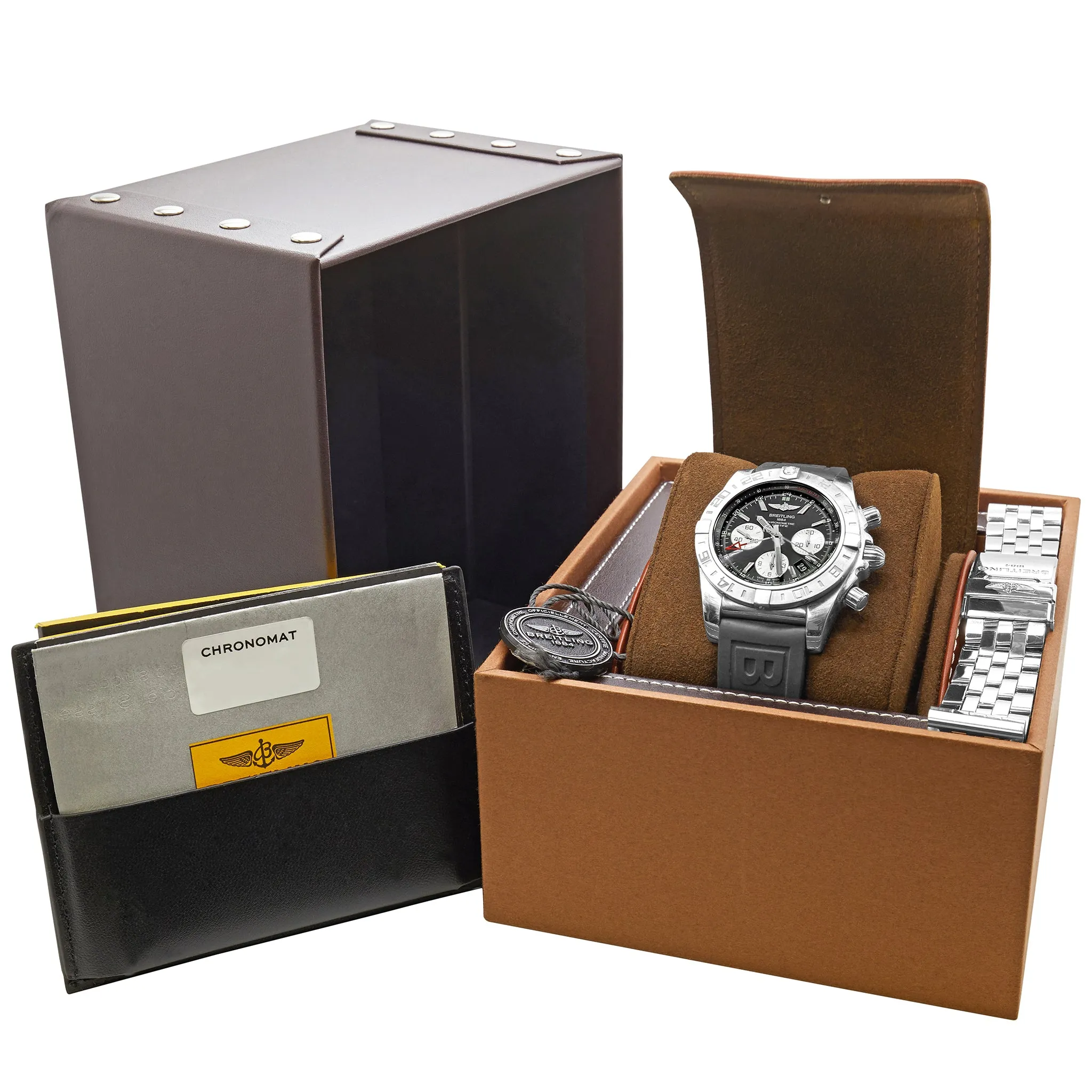 Breitling Chronomat GMT AB042011 Black Dial Automatic Men's Watch