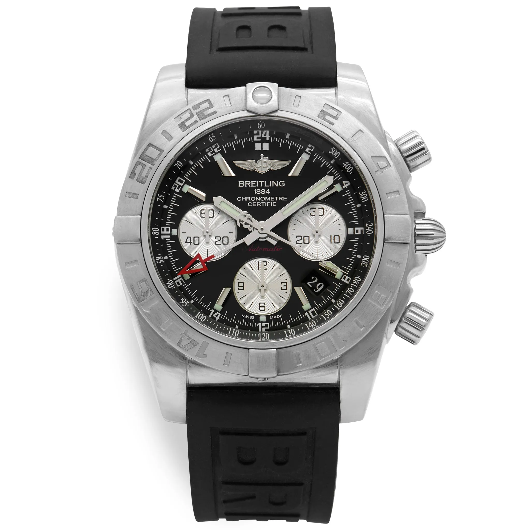 Breitling Chronomat GMT AB042011 Black Dial Automatic Men's Watch