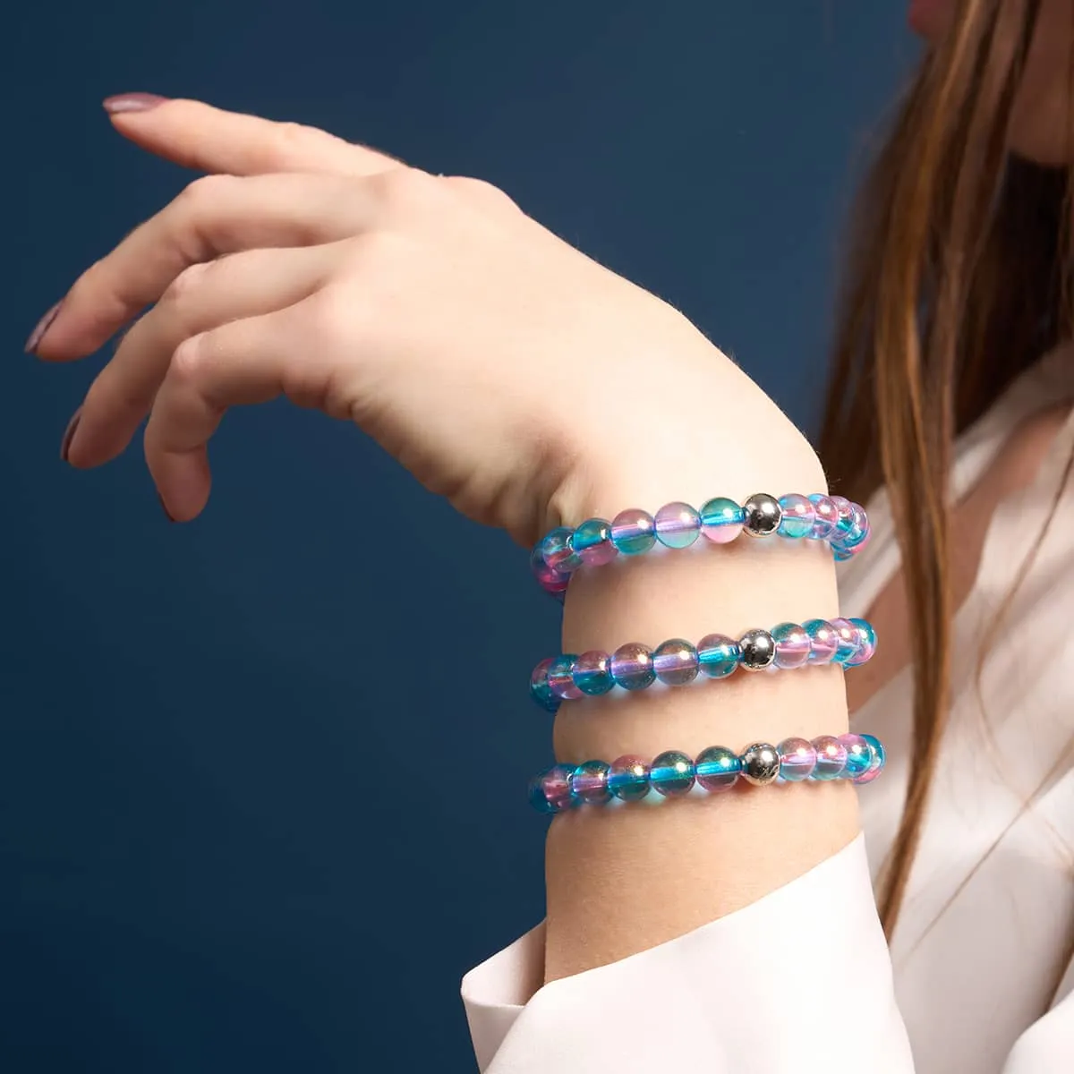 Bubble Pop | Shimmer Glass Bracelet