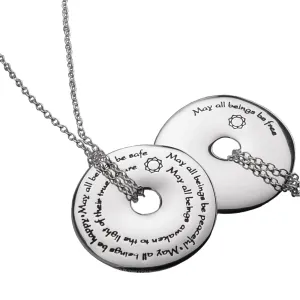 Buddhist Metta Prayer Necklace