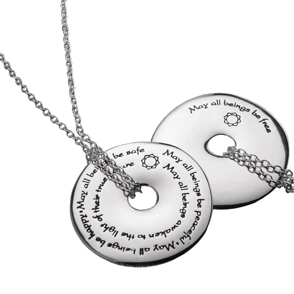 Buddhist Metta Prayer Necklace