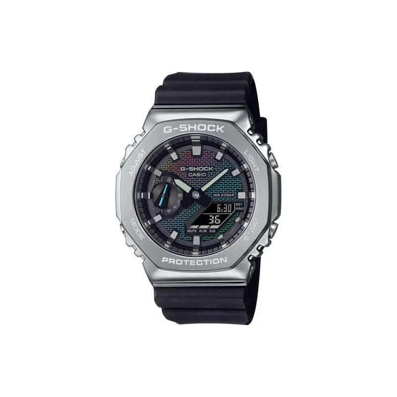 Casio G-Shock Men Analog-Digital Watch GM-2100RW-1A Black Resin Strap