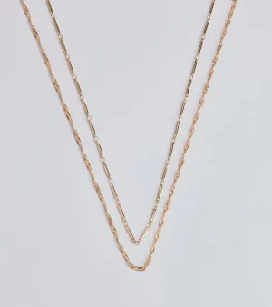 Casual Glam Layered Chain Necklace