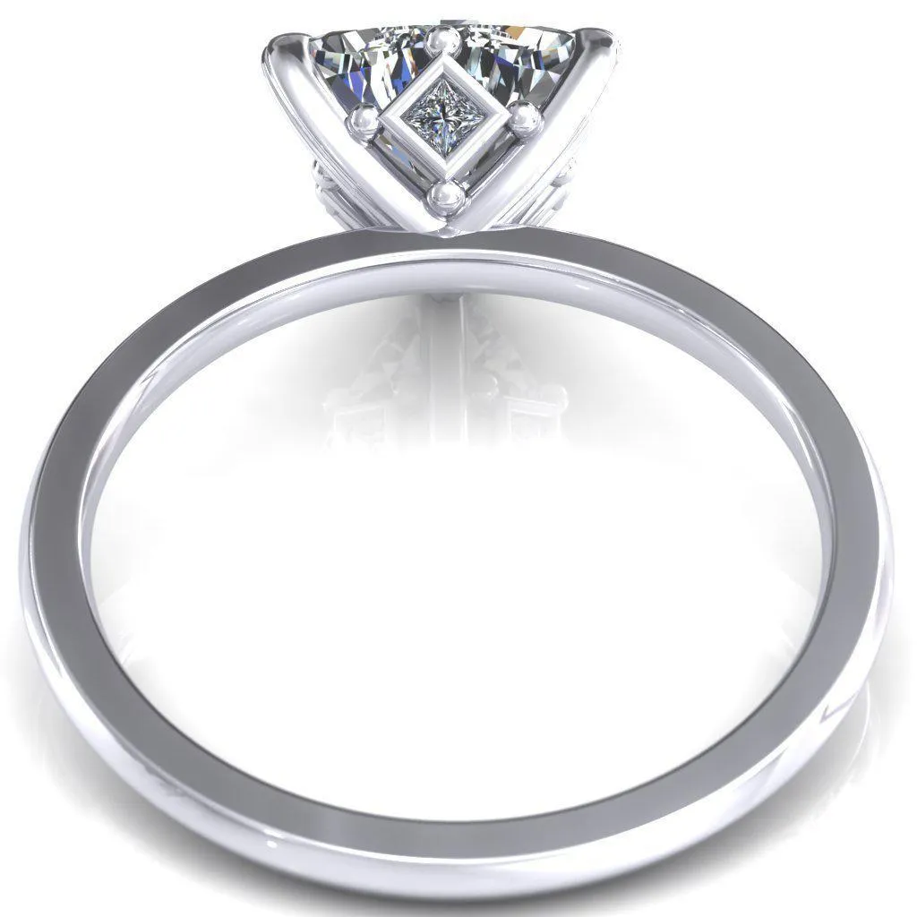 Celina Trillion Moissanite 3 Prong Engagement Ring