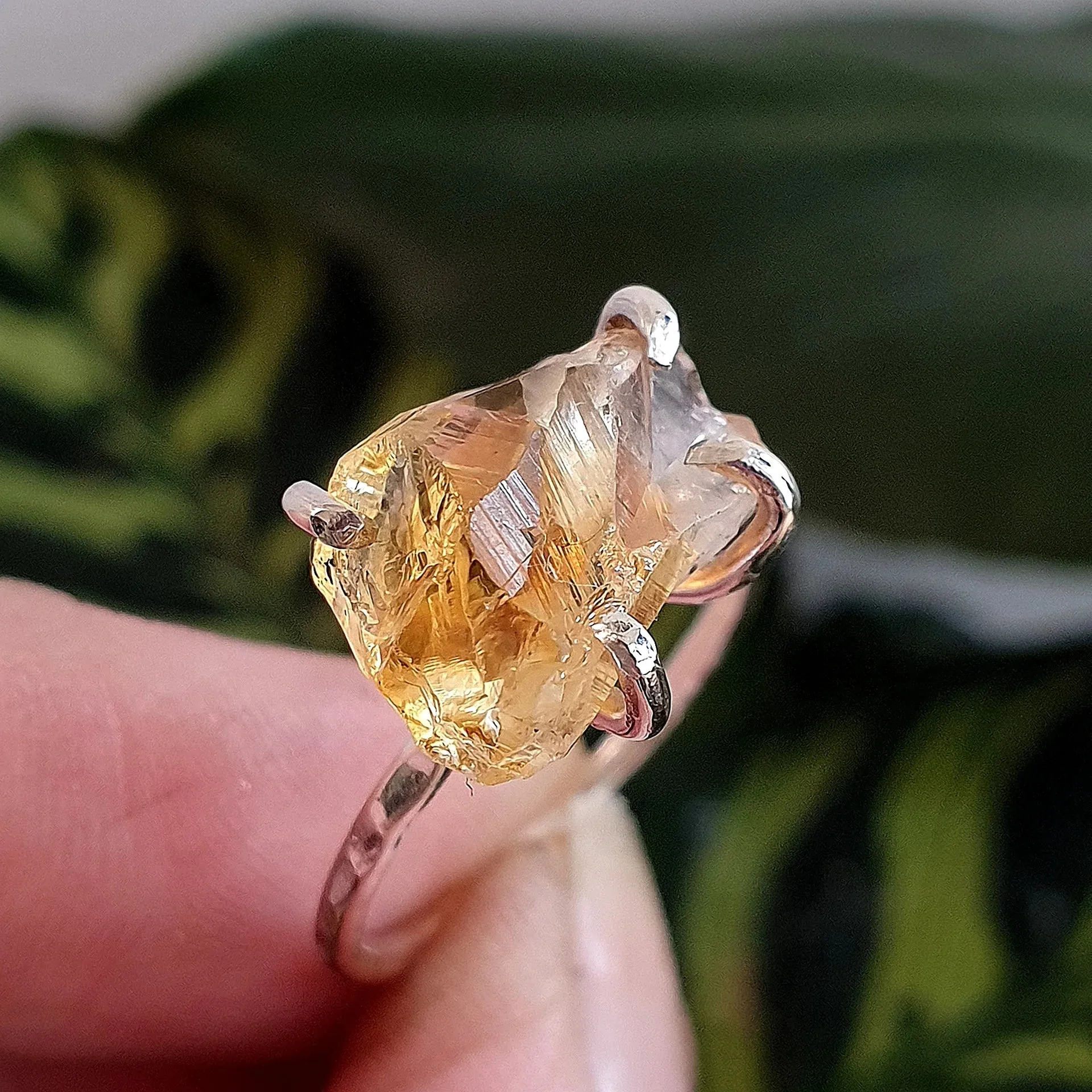 Citrine Rock Ring