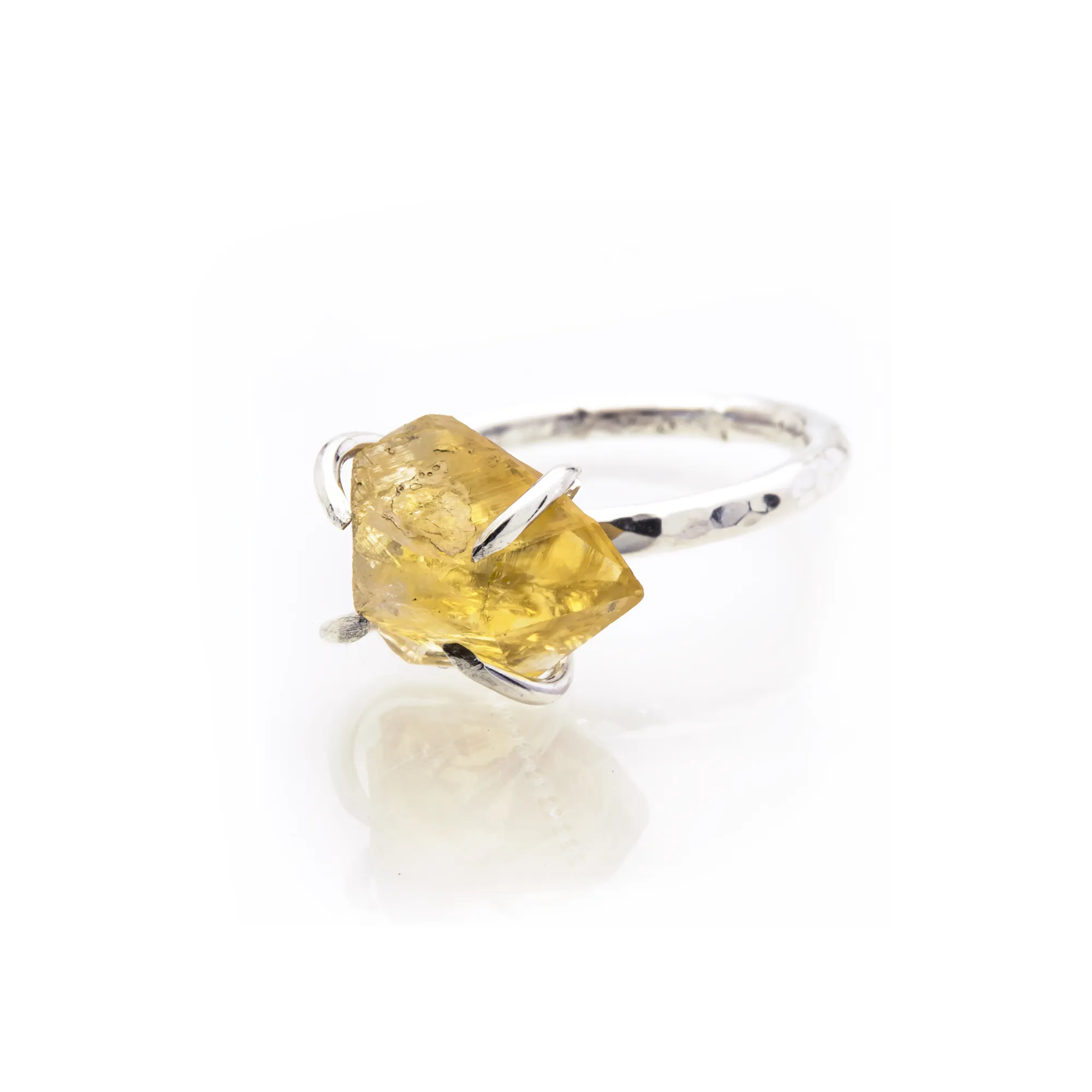 Citrine Rock Ring
