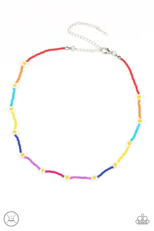 Colorfully Flower Child Multi Paparazzi Necklace