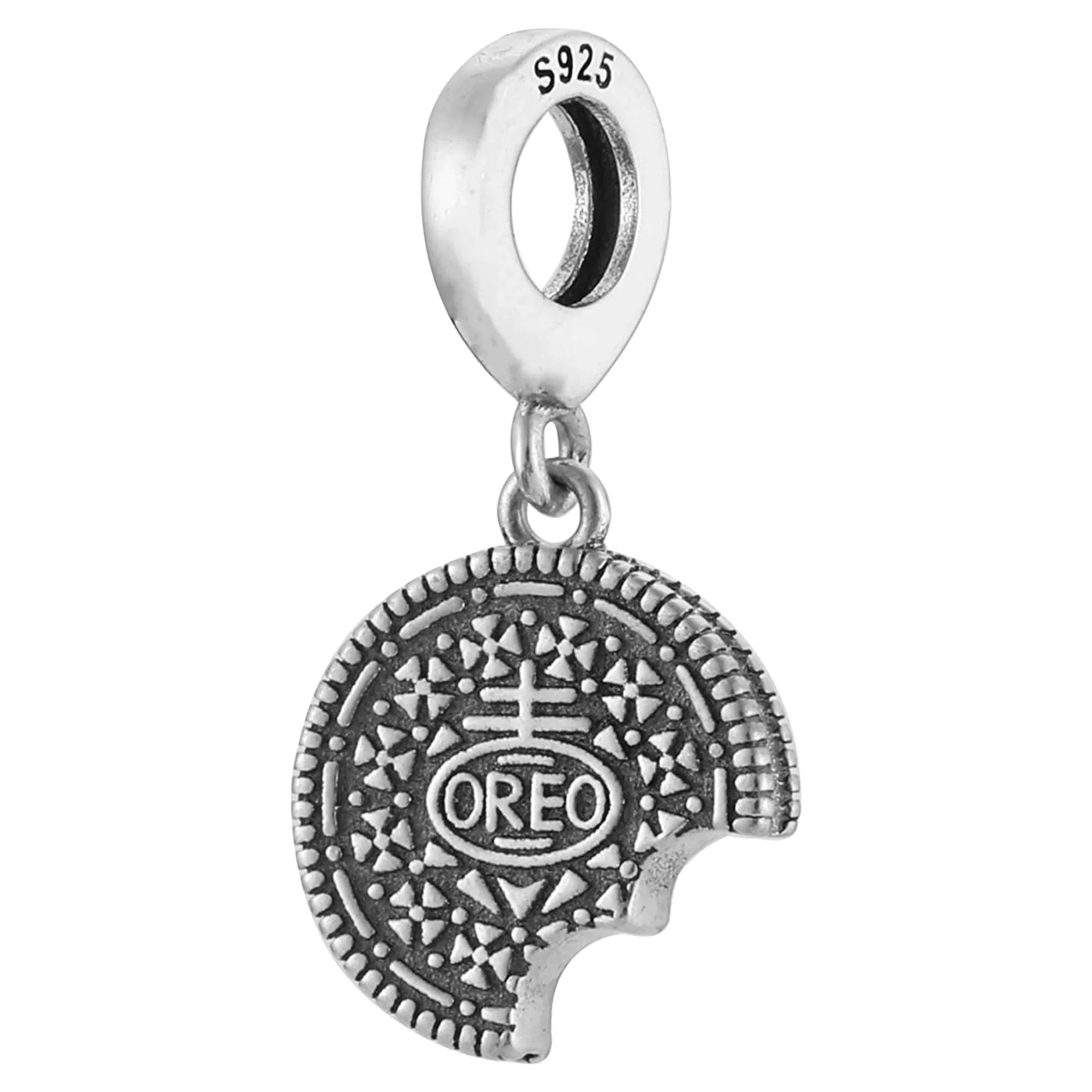 Cream Cookie Milk Biscuit Dangle Pendant