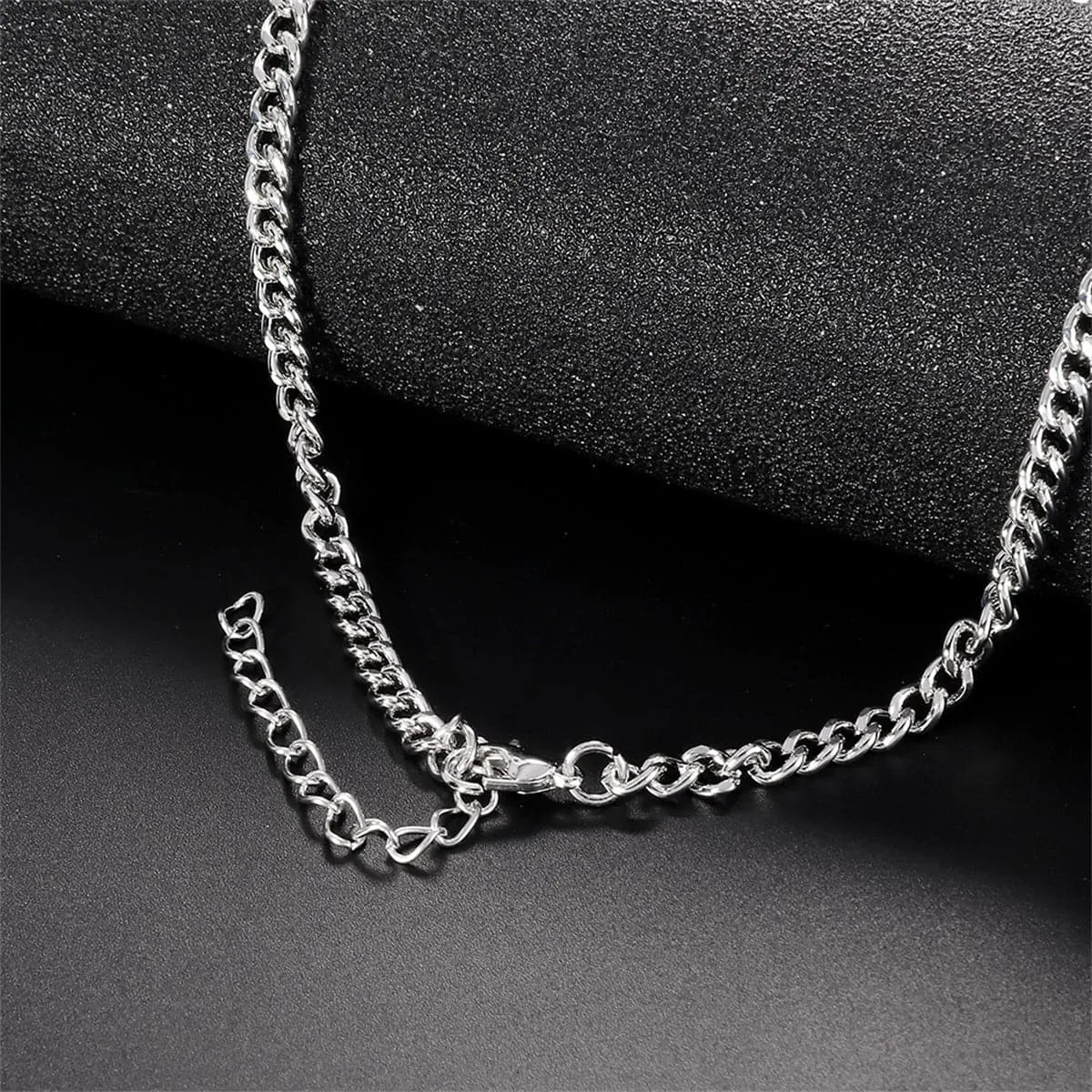 Crystal & Cubic Zirconia Vine Drop Earrings & Necklace Set
