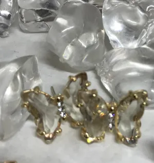 Crystal Butterfly Earrings