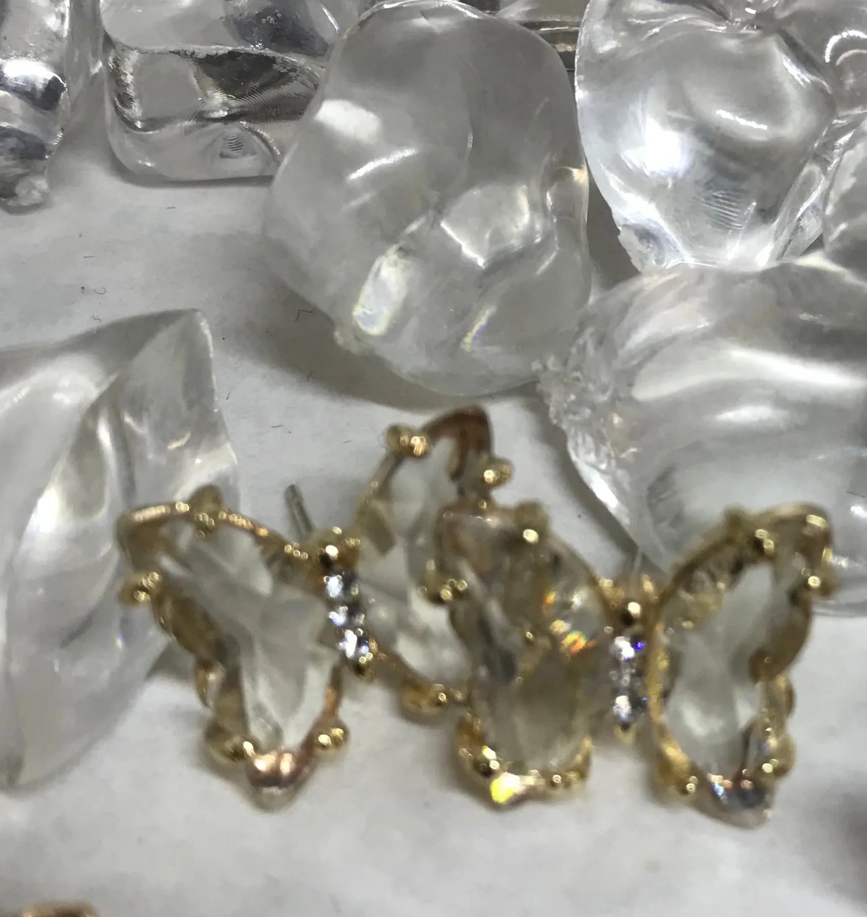 Crystal Butterfly Earrings