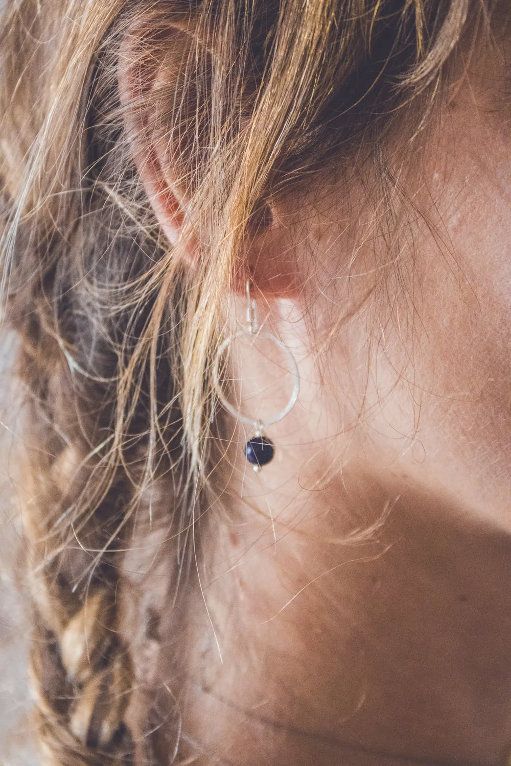 CRYSTAL CIRCLE EARRINGS