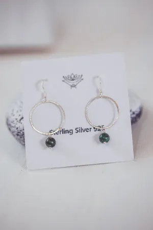 CRYSTAL CIRCLE EARRINGS