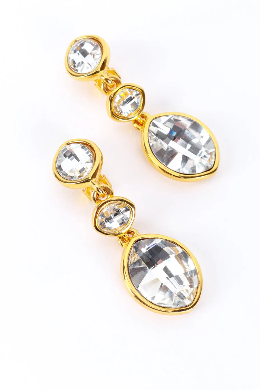 Crystal Gem Drop Earrings