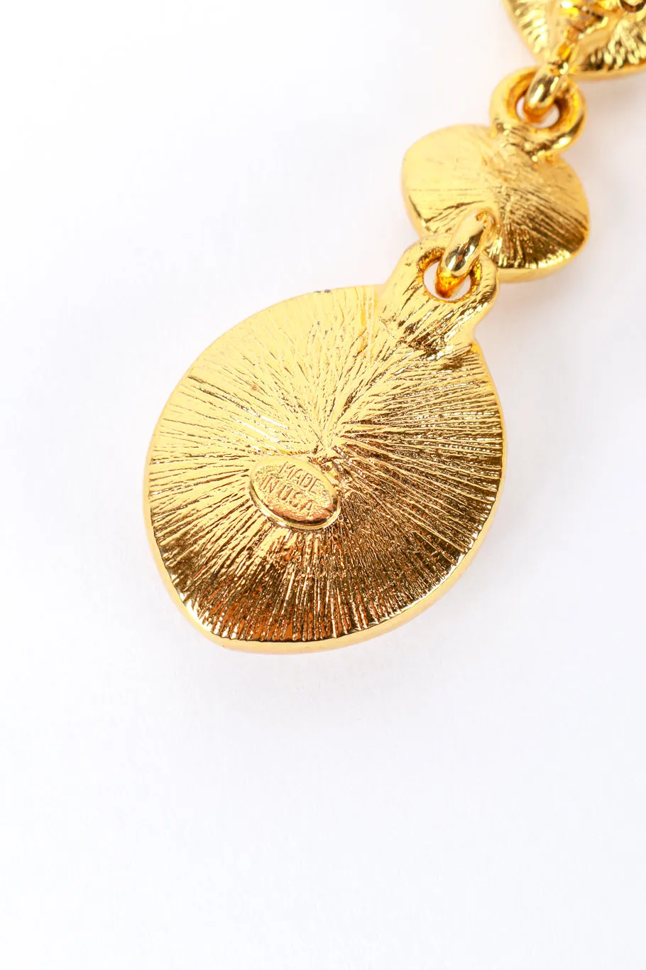 Crystal Gem Drop Earrings