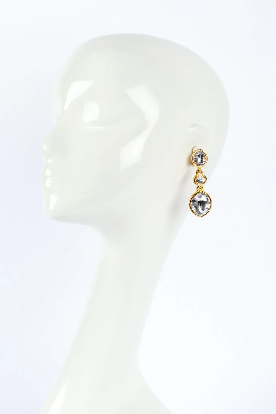 Crystal Gem Drop Earrings