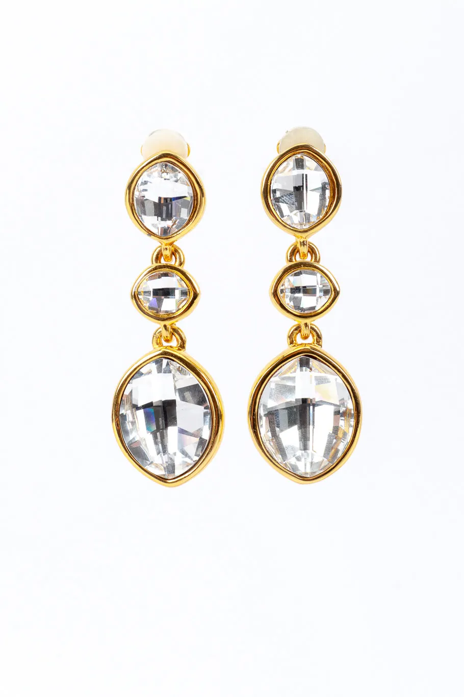 Crystal Gem Drop Earrings
