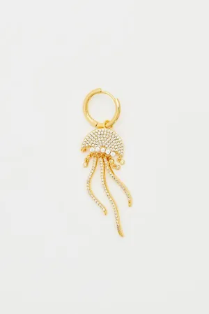 Crystal Haze Octopus Earrings