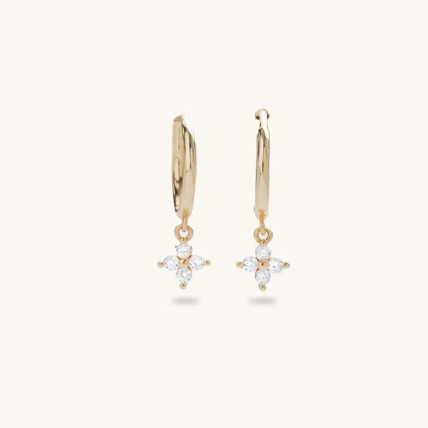 Crystal Huggie Earrings
