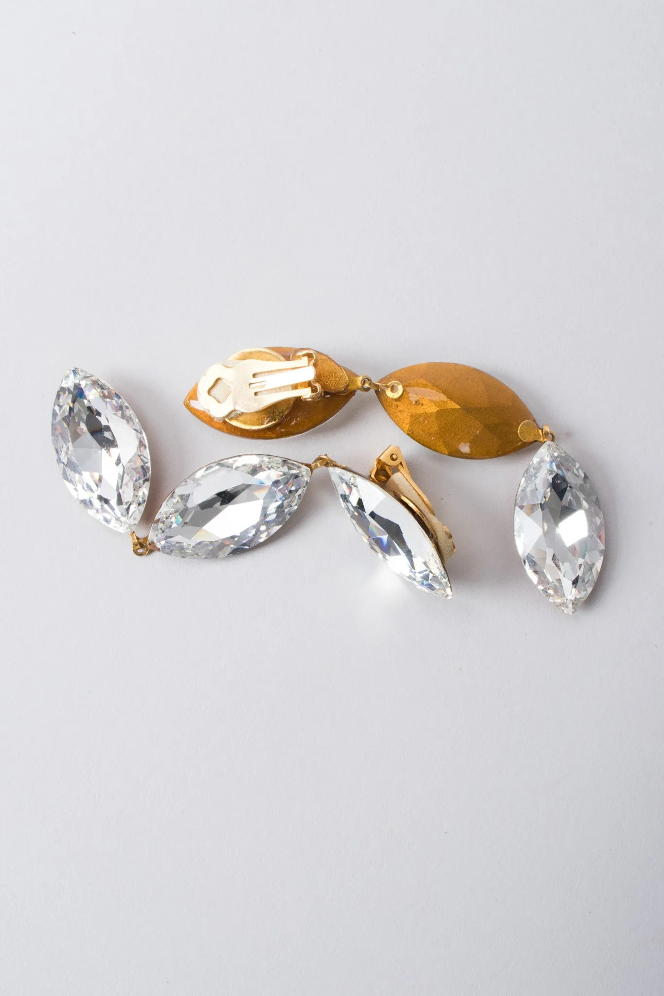 Crystal Marquise Drop Earrings