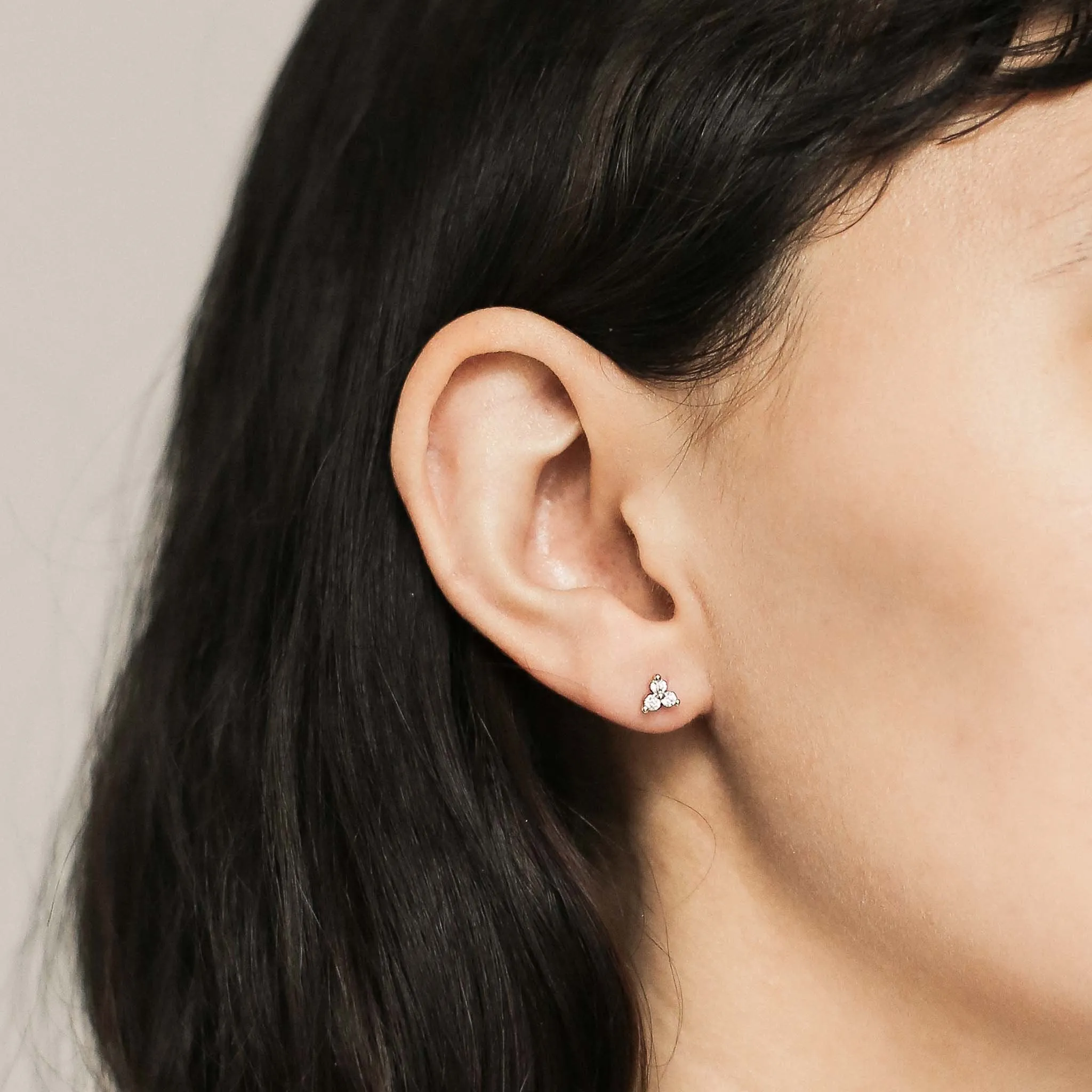 Crystal Trinity Studs