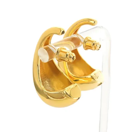 Curved Hoop Earrings