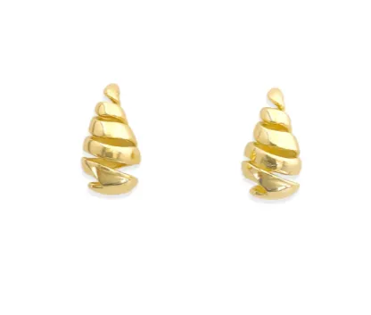 Curved Hoop Earrings