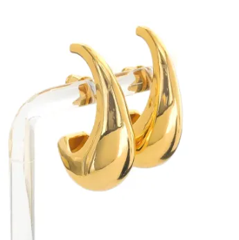 Curved Hoop Earrings