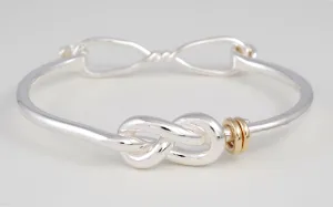 Custom: Figure 8 Cuff with Gold Accents