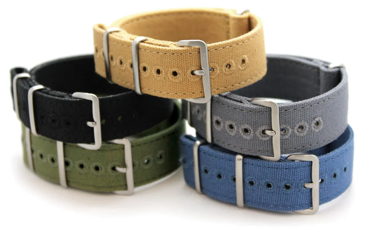 CWC Vintage Style Canvas Watch Strap