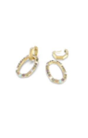 Devin Crystal Link Earrings