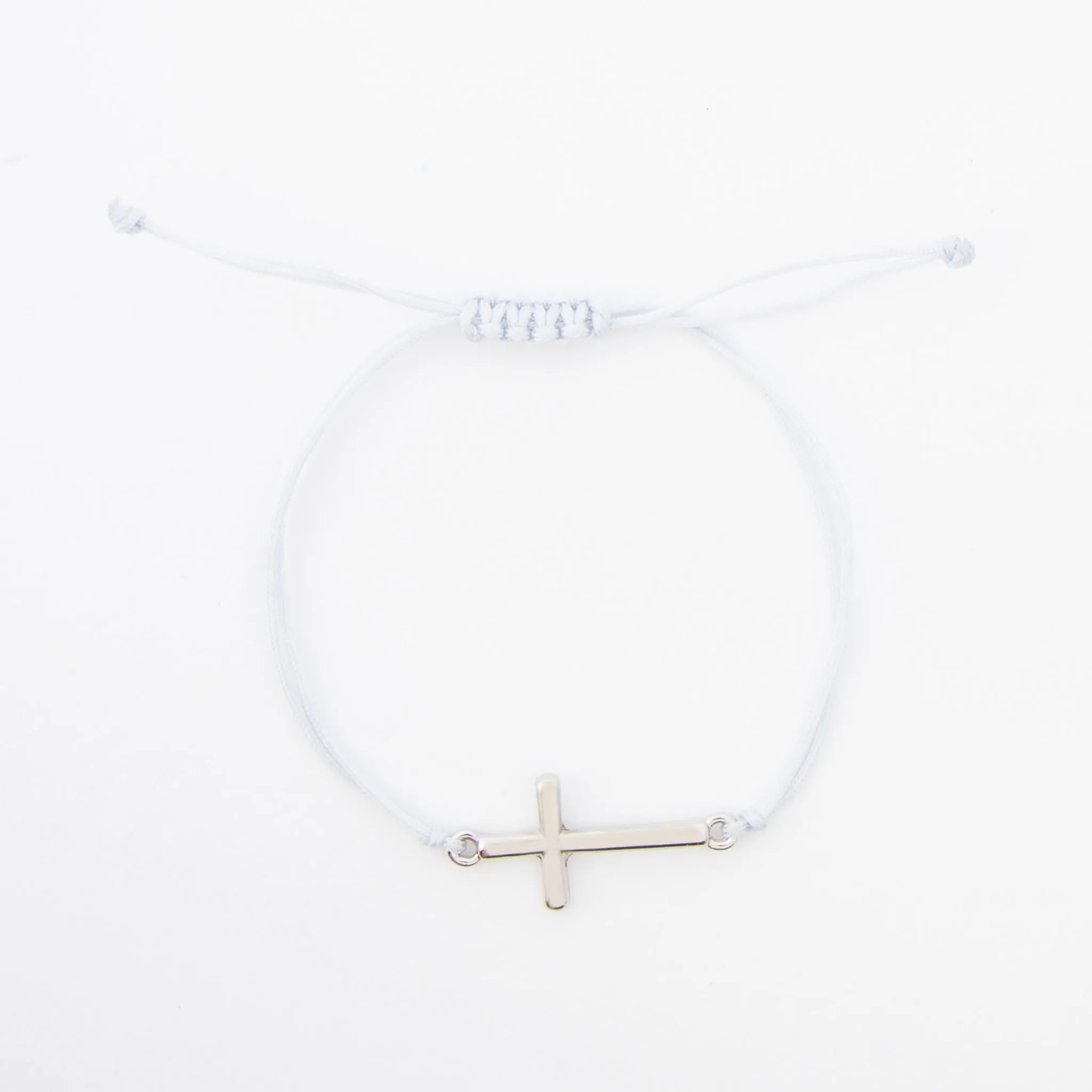 Devon Adjustable Cross Bracelet