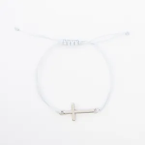 Devon Adjustable Cross Bracelet