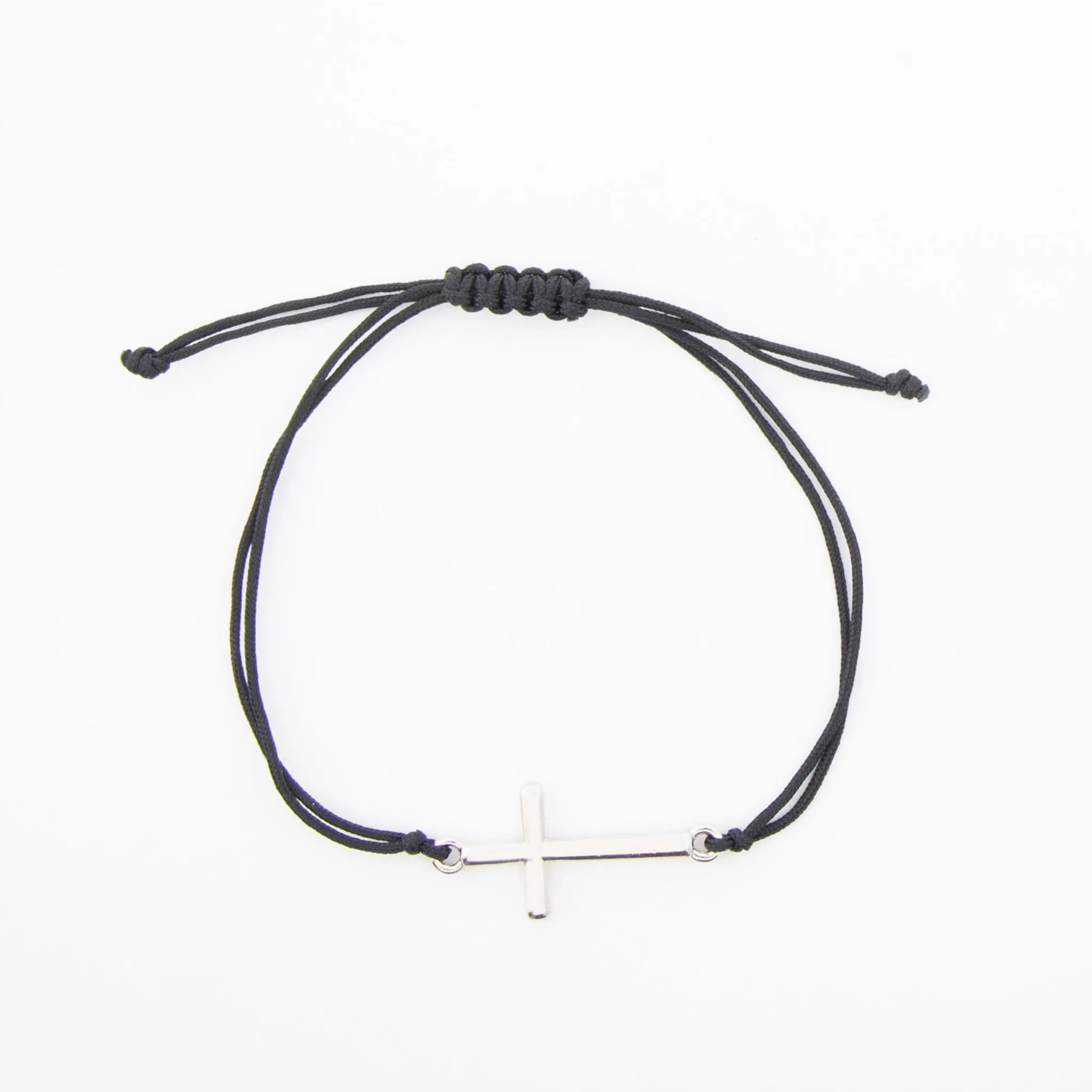 Devon Adjustable Cross Bracelet