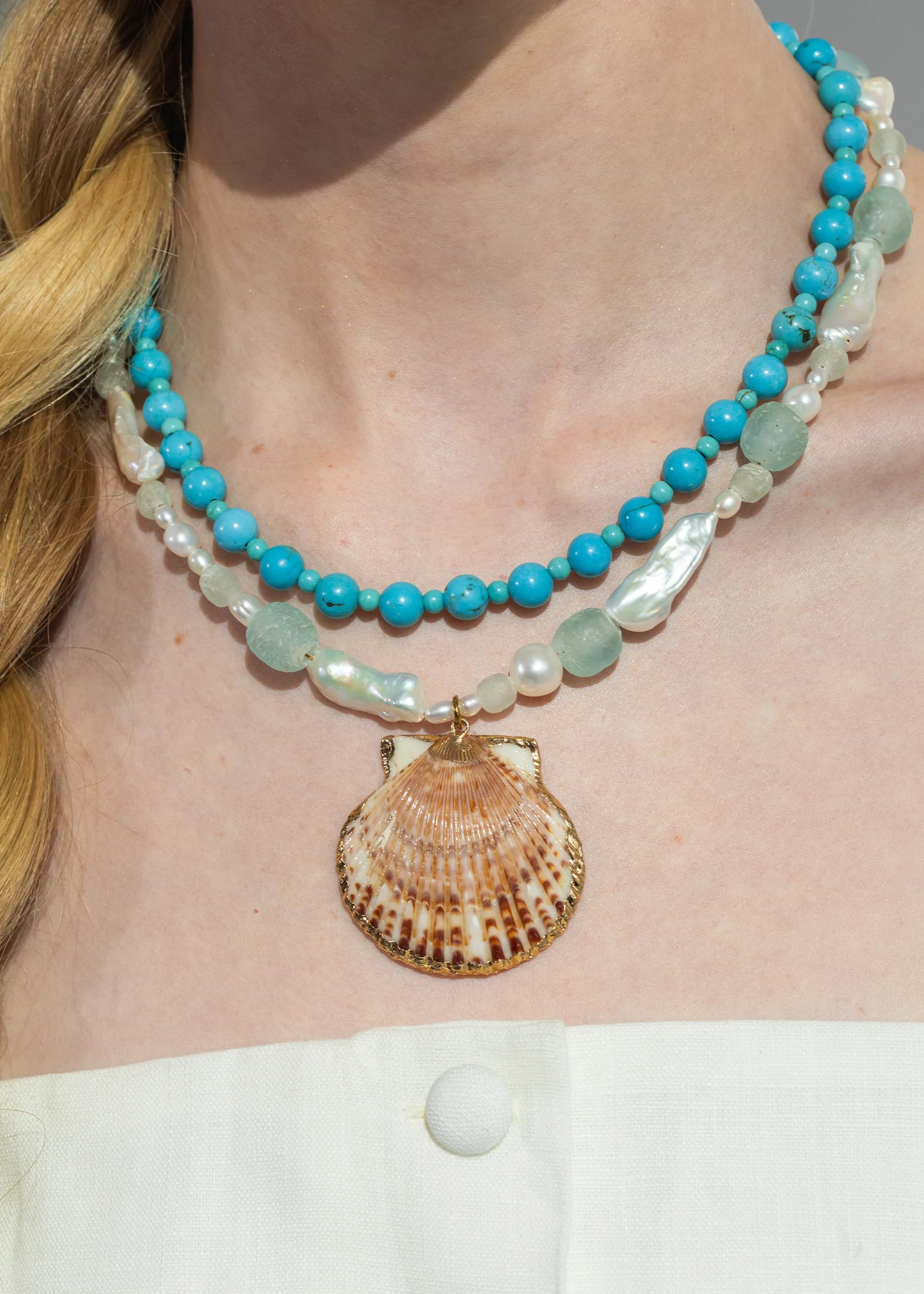 Dhara Necklace -- Turquoise