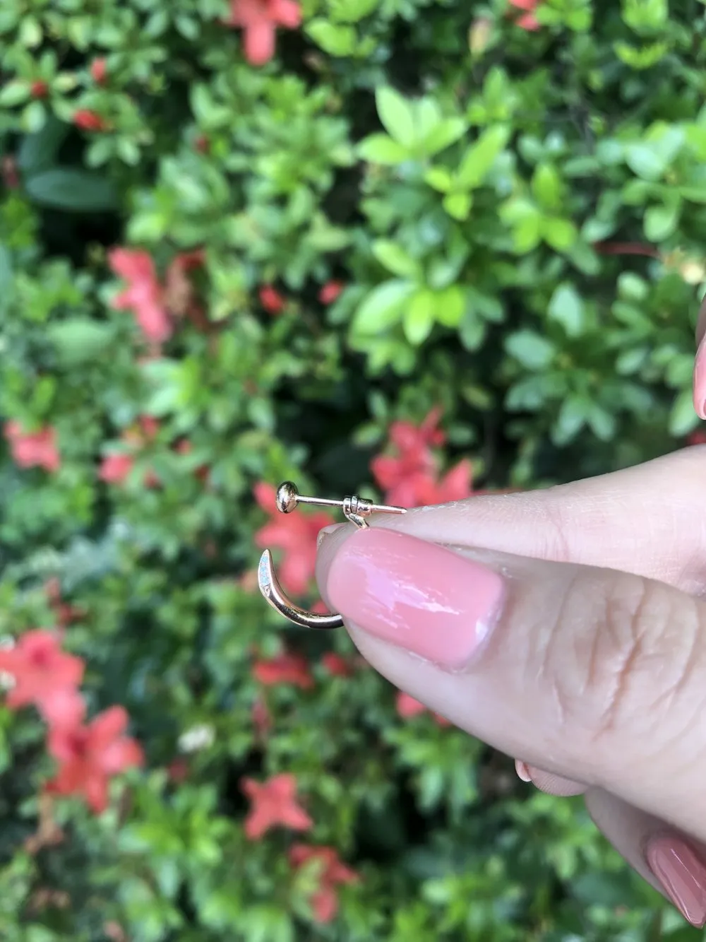 Diamond Spike Hoop Earrings