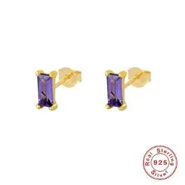 Diamond-Stud Turquoise Hoops Earrings