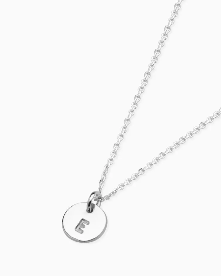 Disc Necklace | Silver