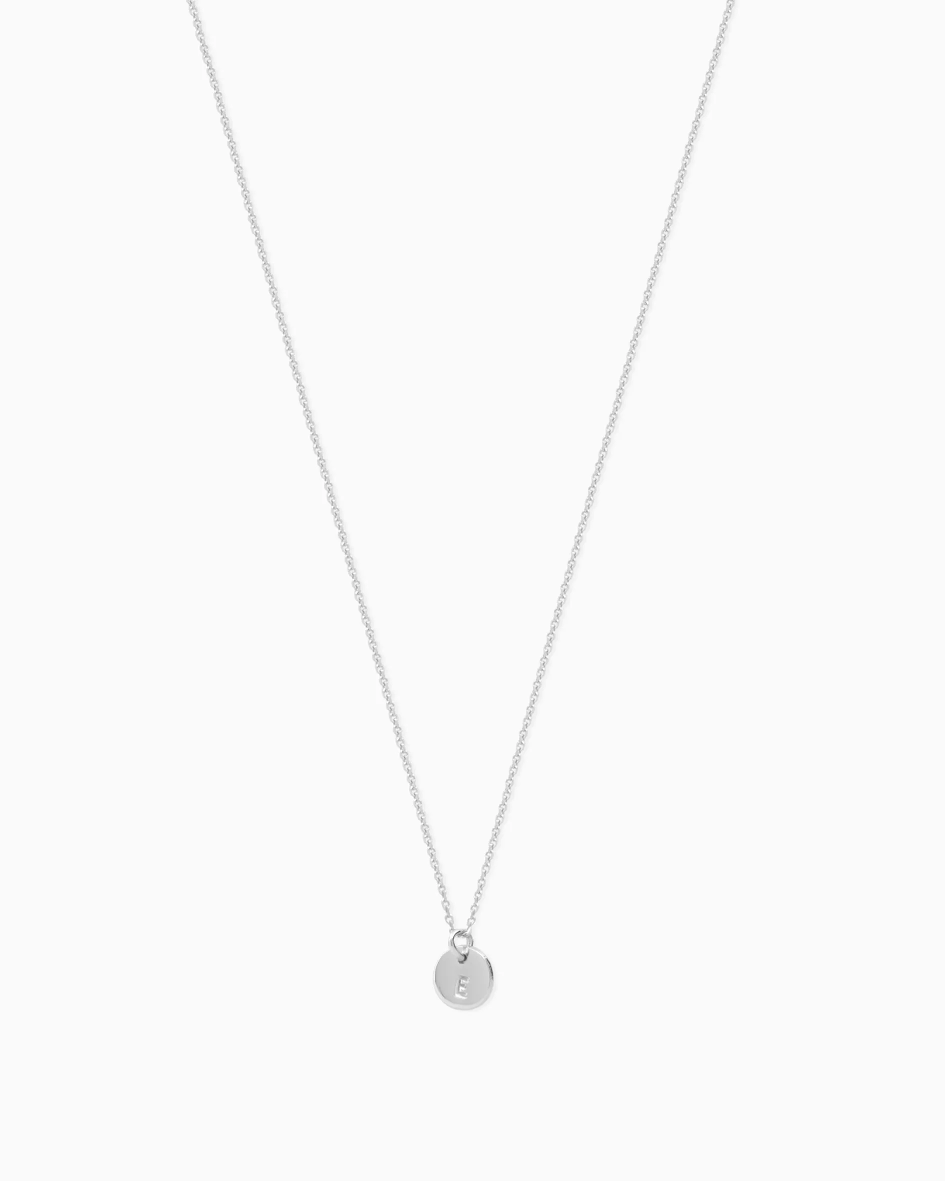 Disc Necklace | Silver