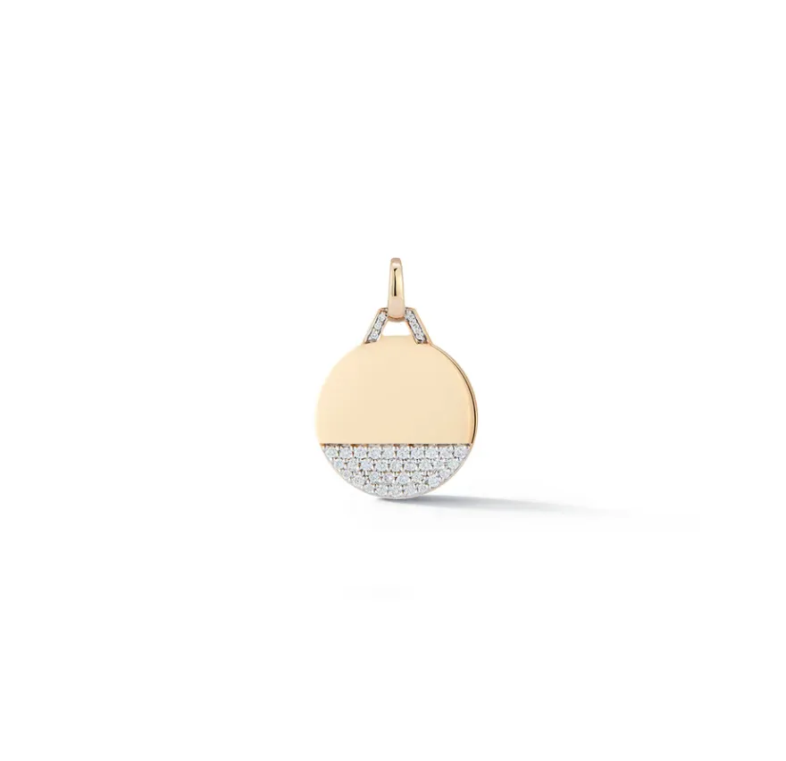 Dora 1/3 Diamond Disc Charm