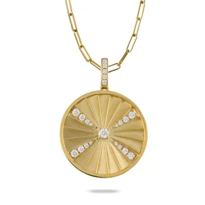 Doves Diamond X Motif Pendant