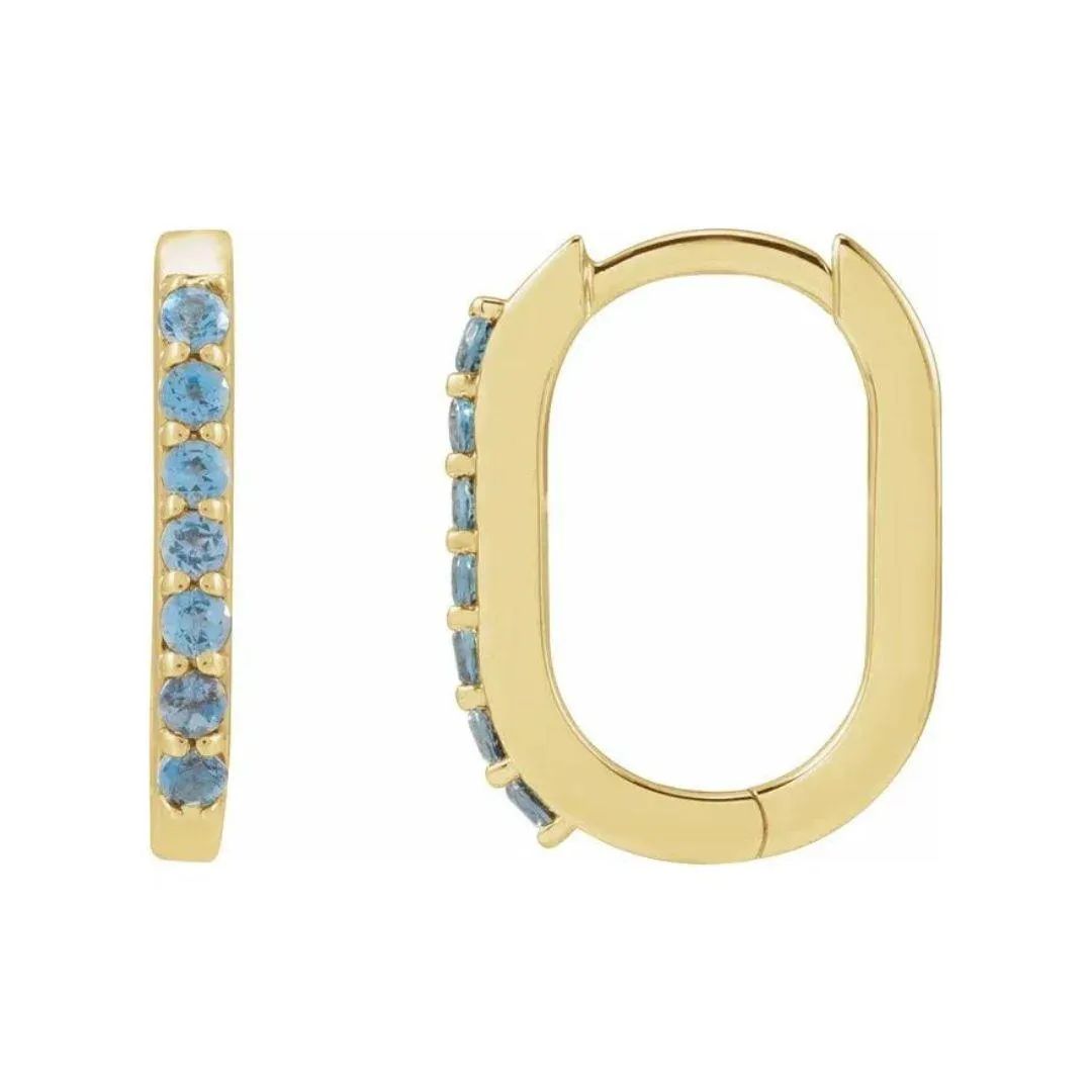 Elongated Huggies With Stones