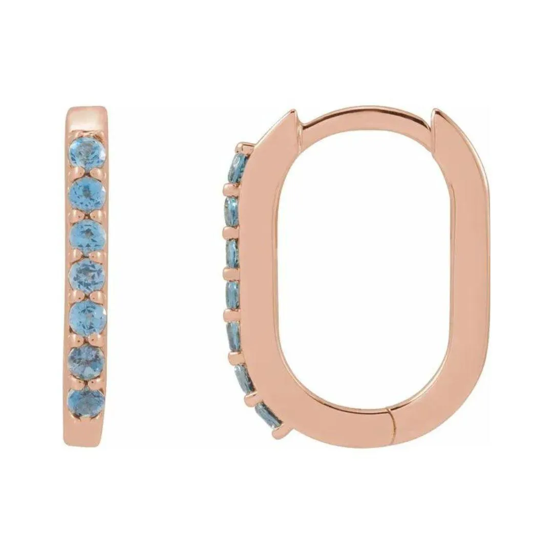 Elongated Huggies With Stones