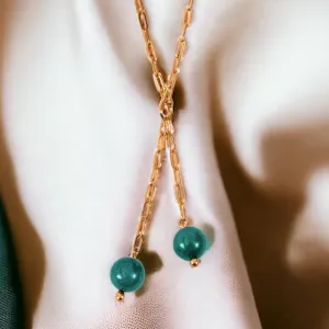 Elsie & Zoey Neva Beaded Y Necklace