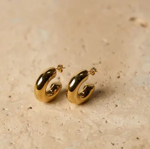 EMMERSON HOOP EARRINGS - GOLD