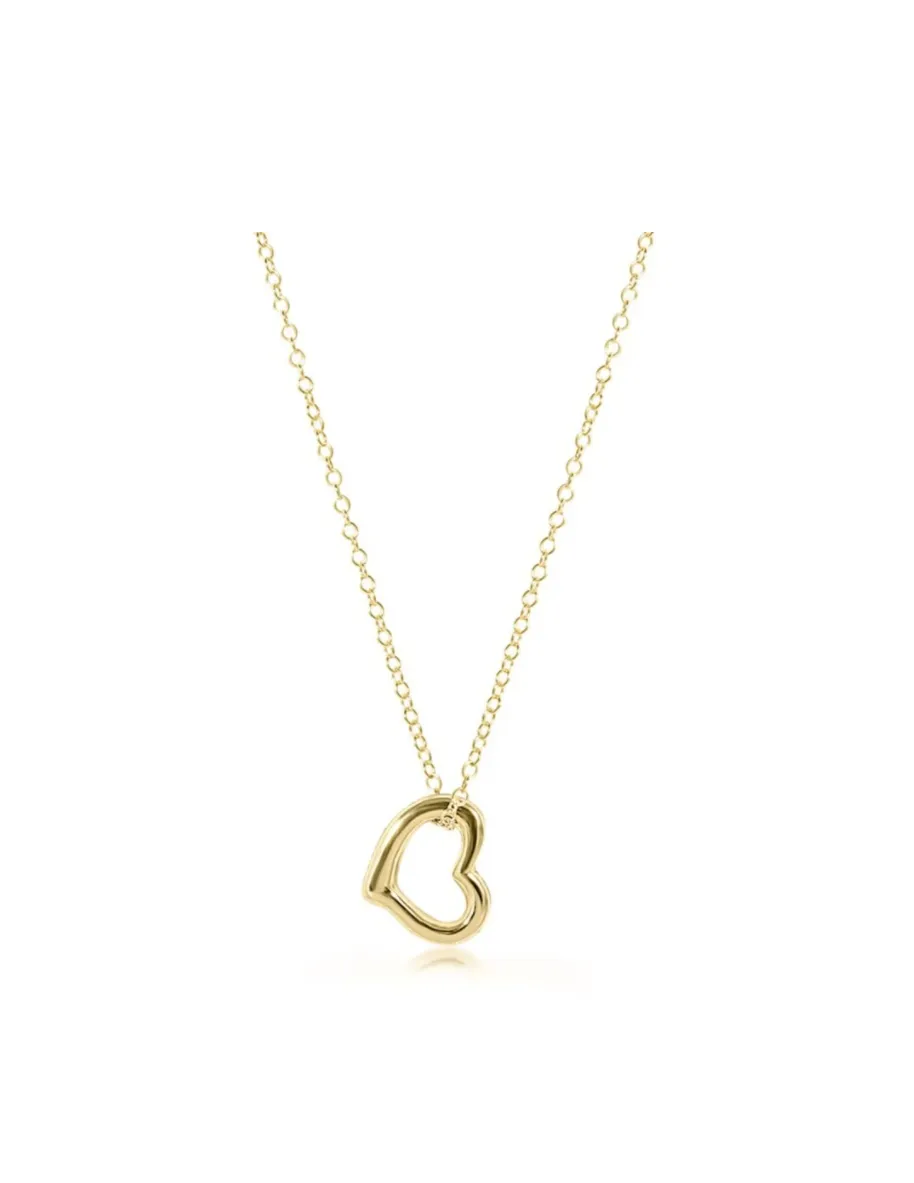 ENewton 16" Love Gold Charm Necklace
